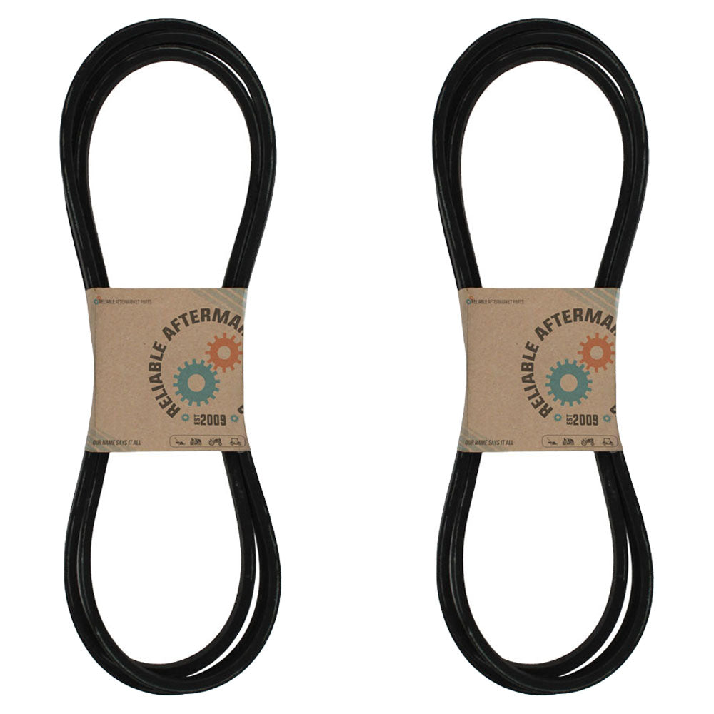 Qty. 2: Deck Belts Fits Yazoo/Kees Replaces 104335