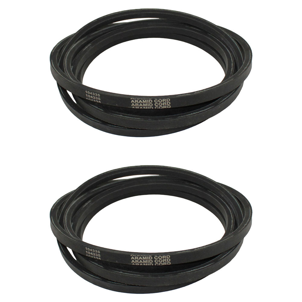 Qty. 2: Deck Belts Fits Dixon Replaces 522795901