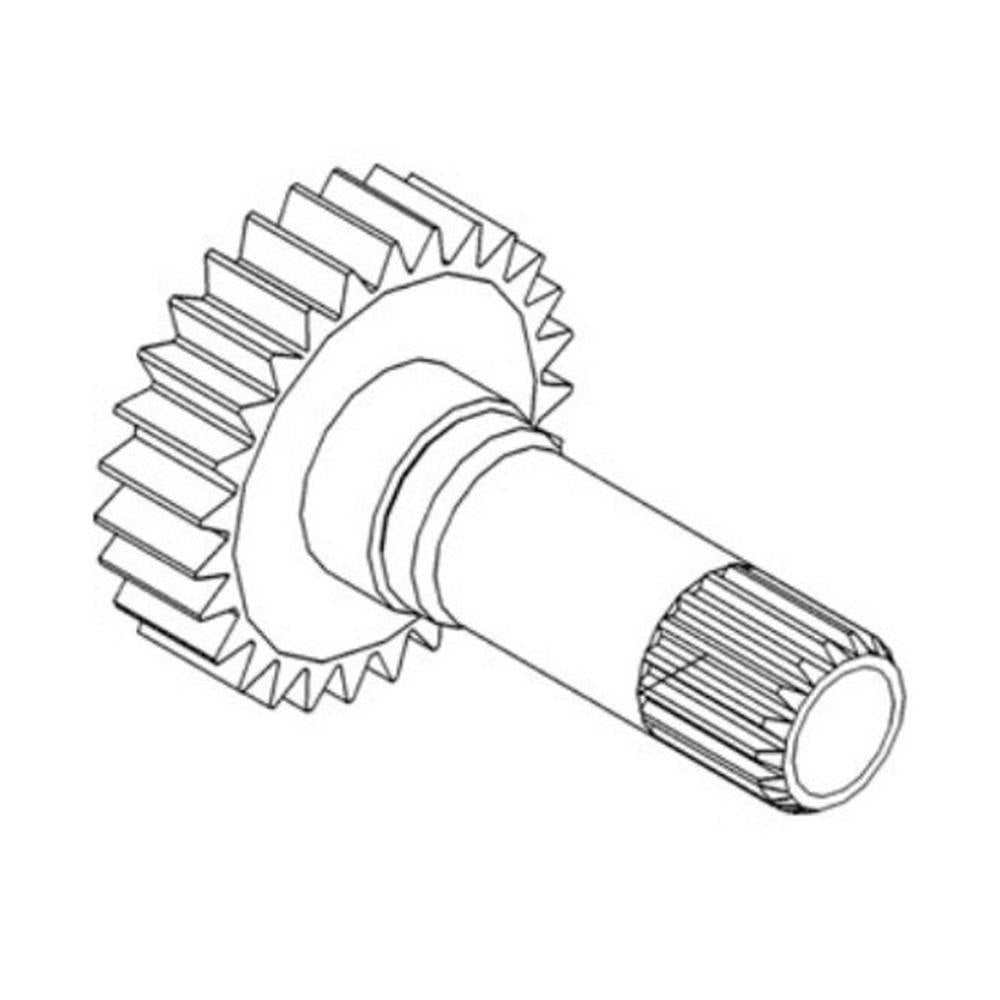 PTO Shaft & Gear Fits International 6788 6388 1586 3588 3388 6588 3788 104401C1