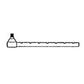 1048272M1 Inner LH Tie Rod Fits Massey Ferguson 233 245 20C