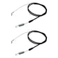 (2) Drive Cable Fits Toro 22" 290 931 Recycler Push Lawn Mower 105-1845