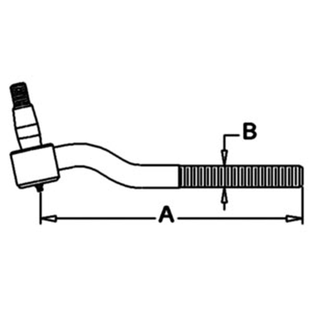 WN-106681AS-PEX Tie Rod, Inner Fits Miscellaneous OL WH