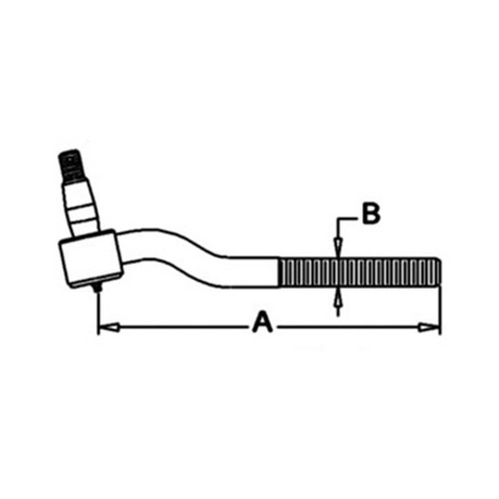 WN-106681AS-PEX Tie Rod, Inner Fits Miscellaneous OL WH