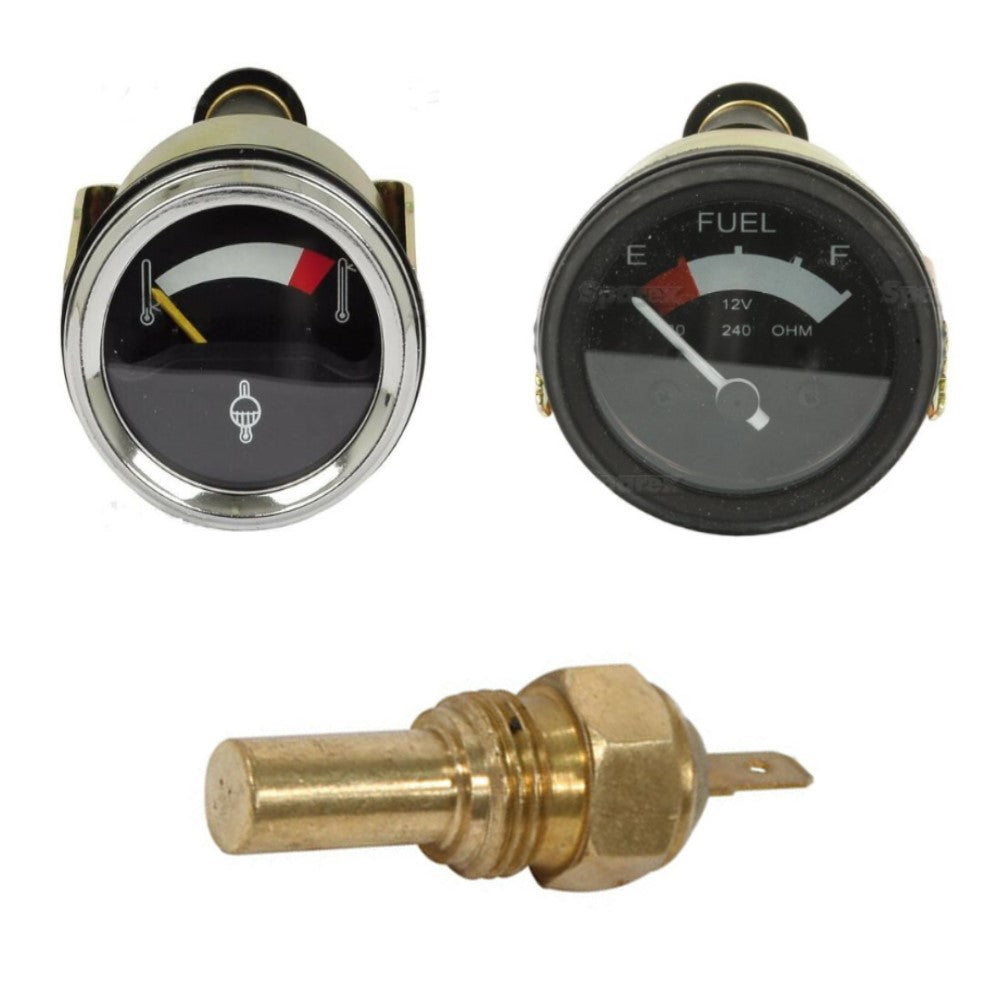 1074335M91 Water Temp Gauge, Sender Switch & Fuel Gauge   Fits Massey Ferguson