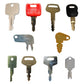 Set of 10 Most Common Heavy Equipment Ignition Keys Used On Construction Sites