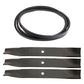 Mower Deck Blade & Belt Set Fits Toro Replaces 110-6837-03