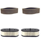 Qty 2: Air Filter & Pre-Filter Set Fits John Deere Replaces 11013-7025