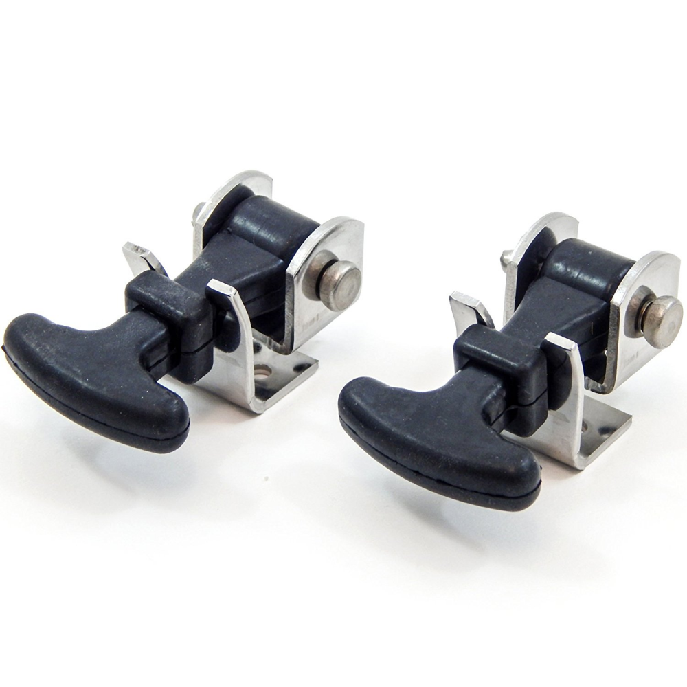 Two Piece Hood Latch Kit For Tractors Universal