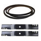 954-04045 Replacement Belt & Blades Deck Kit 742-0616 Fits Cub Cadet Fits MTD