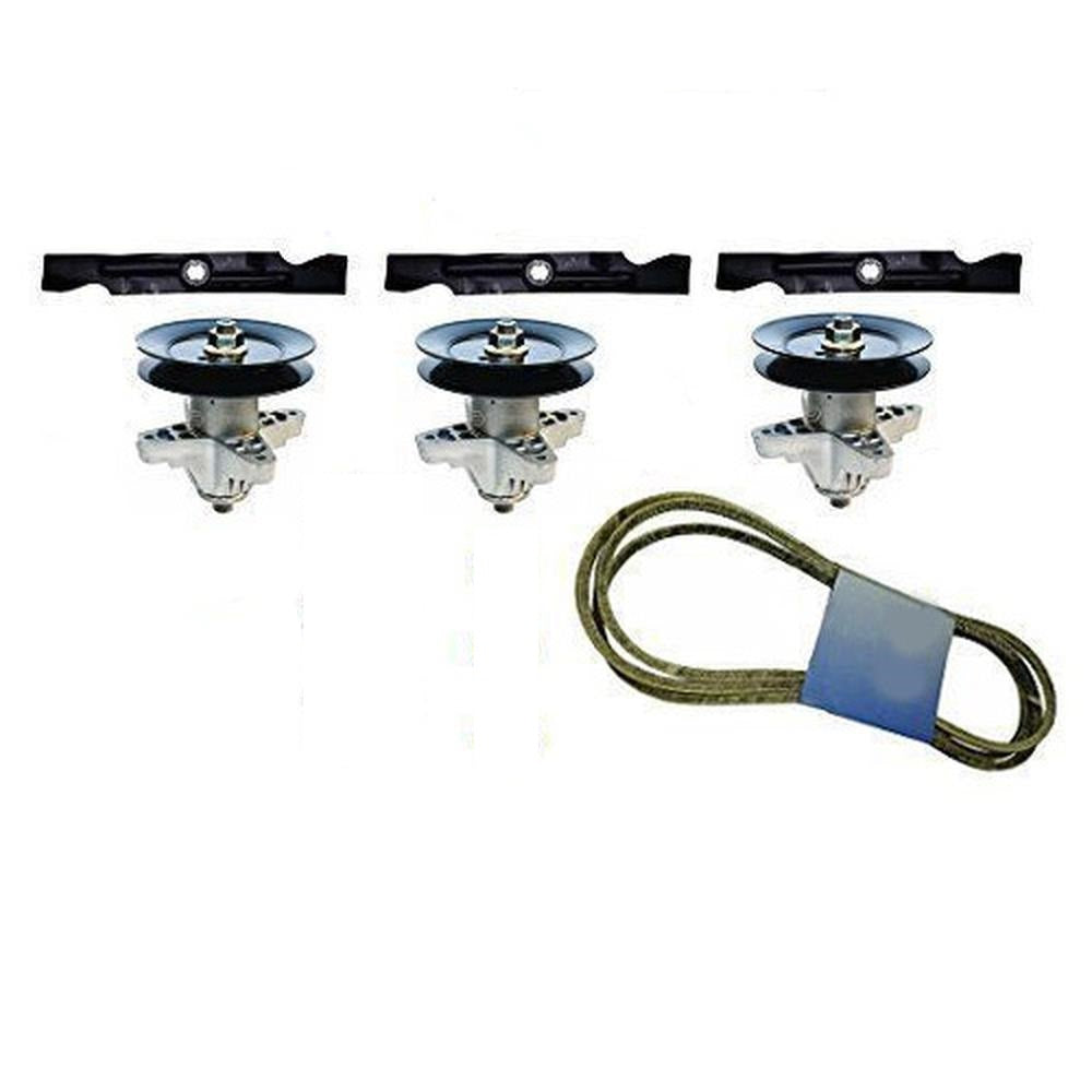490-110-C123 Deck Rebuild Kit w/ Spindles, Blades, & Belt
 Fits Cub Cadet