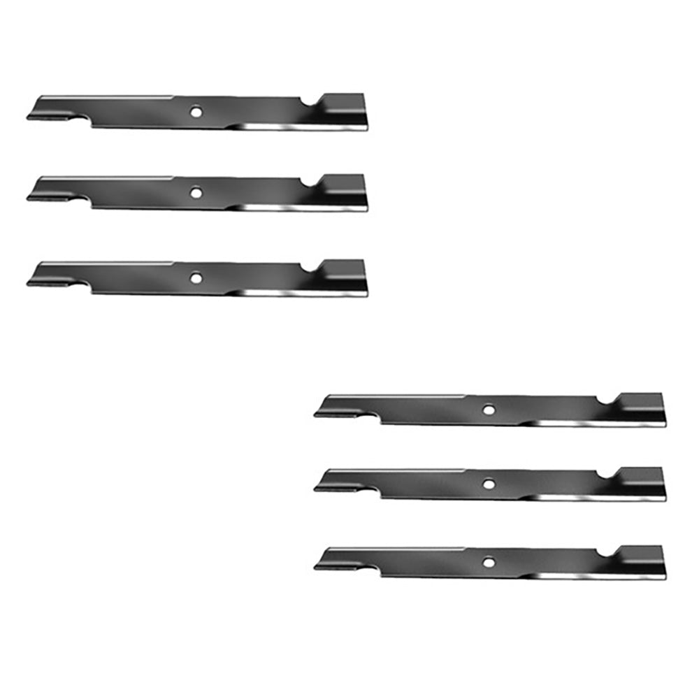 6 Notched High Lift Blades 103-6403-S Fits Exmark 60" Cut CT Front Runner 11224