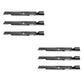 Six (6) Notched High Lift Blades 11224 Fits Exmark Lazer Z Fits Windsor 50-2813