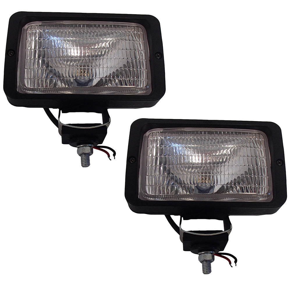 1130-24V 2pcs Halogen Flood Lamp Work Light Fits Caterpillar 320D 330C Universal