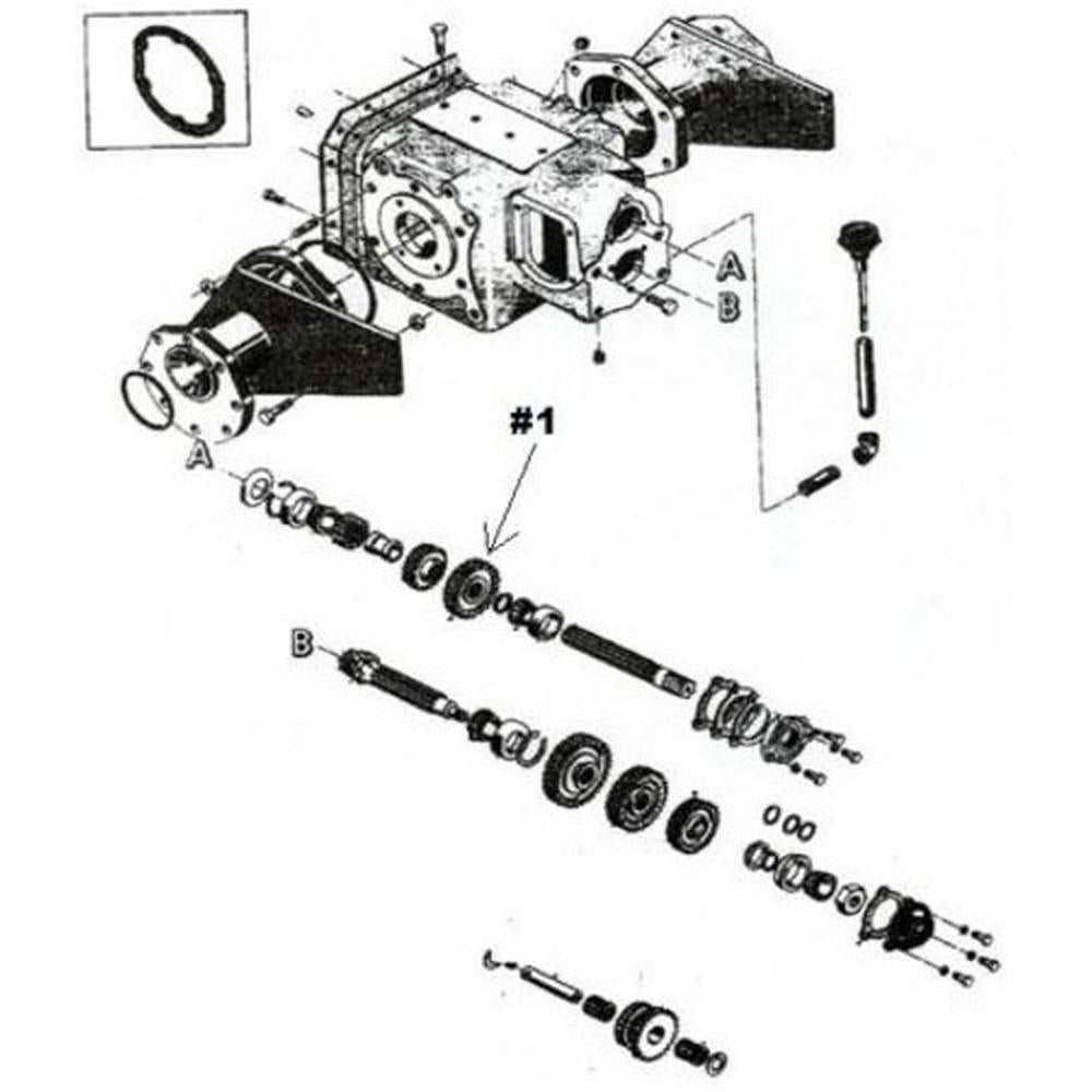 Transmission Gear Fits Case/International Harvester Replaces 11366