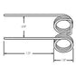 Baler Tooth Fits Ford/New Holland Replaces 12027