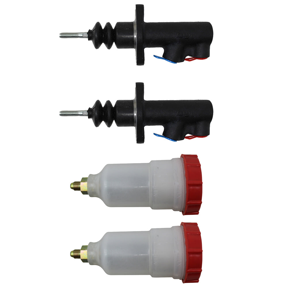 121-34400 2 Master Cylinders with 2 Reservoirs  Fits JCB