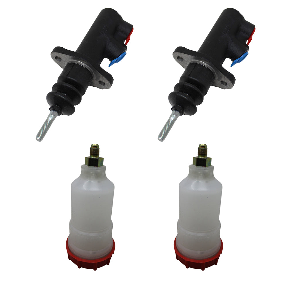 2 Master Cylinders with 2 Reservoirs
 Fits JCB Replaces 121-34400