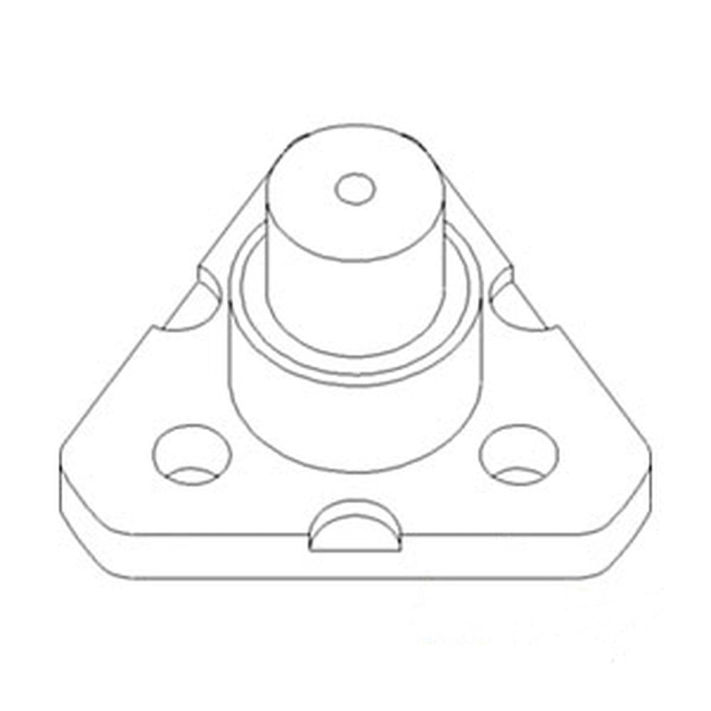 122259A1 New Lower King Pin Fits Case & Fits International Harvester 580L 580M
