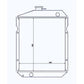 Radiator w/ Cap 122250-44501 for Yanmar 2500 3000 3110 Y3110 Fits JD 900 850 CH1