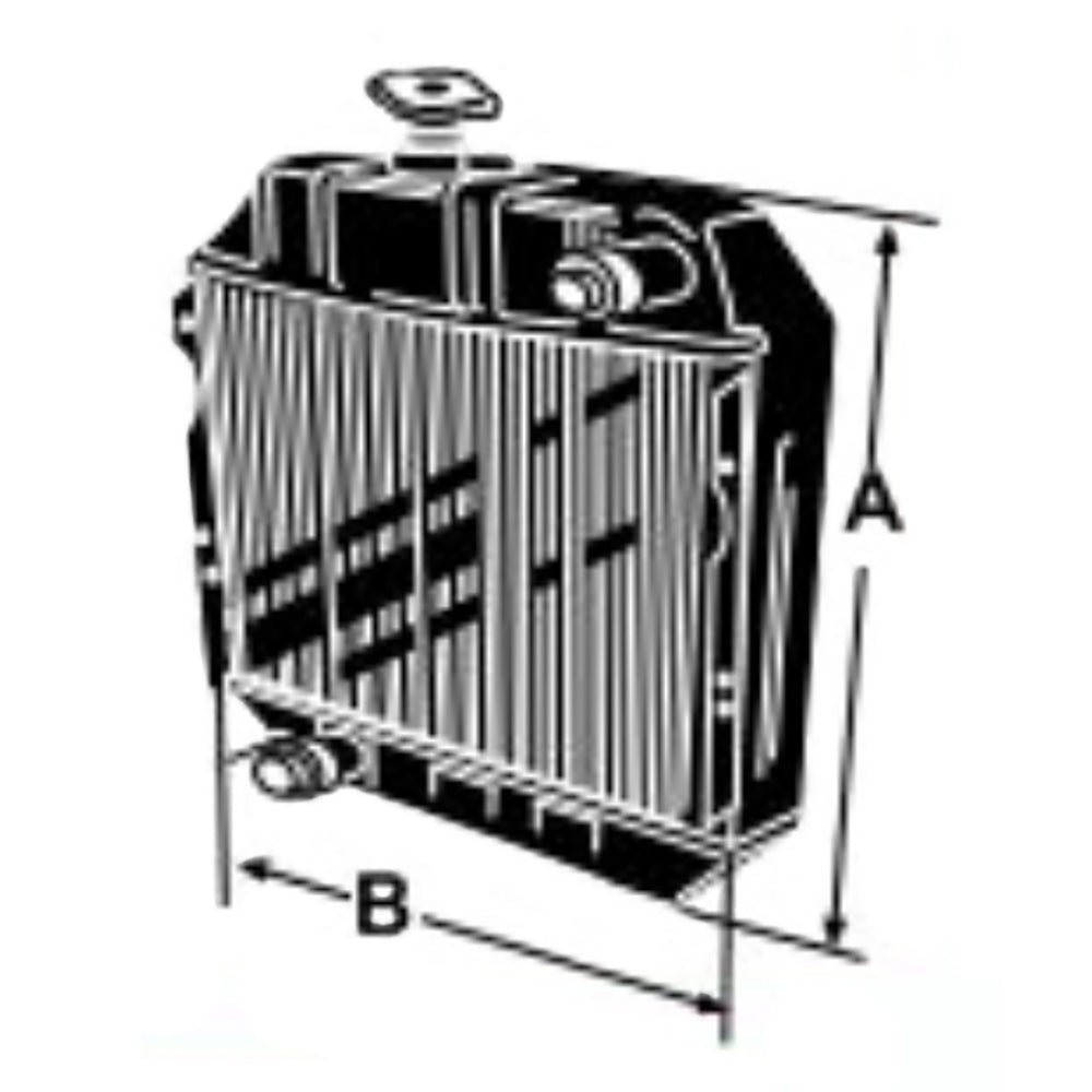 New Radiator with cap for Yanmar 3000, 3110, YM3000, YM3110