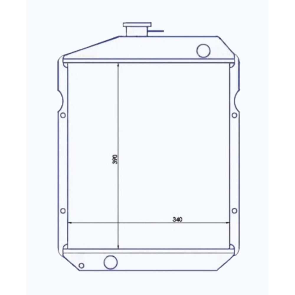Radiator Fits John Deere 850 900 CH19293 Yanmar YM3000 YM3110 YM2500 122250-4450