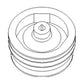 122949A1 Aux Pump Pulley-Drive Fits Case/International Harvester 2166 2366
