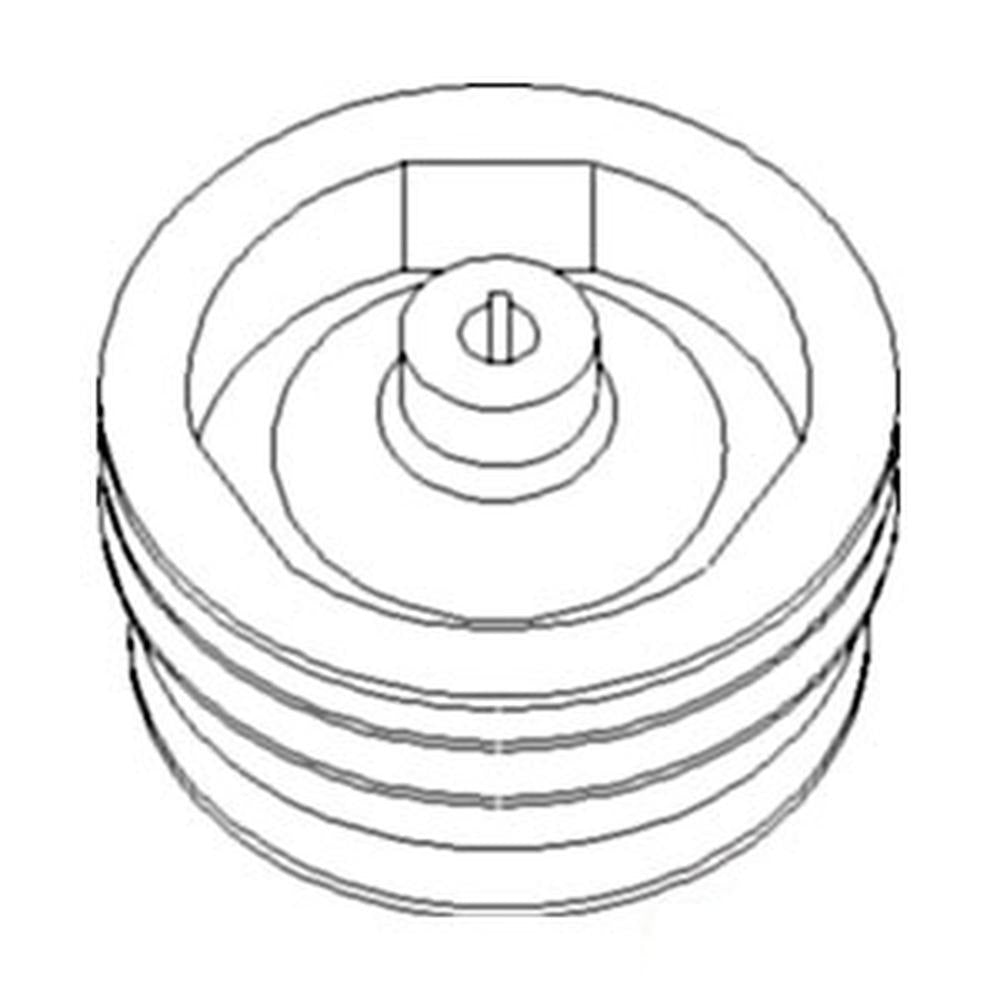 122949A1 Aux Pump Pulley-Drive Fits Case/International Harvester 2166 2366