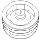 122949A1 Aux Pump Pulley-Drive Fits Case/International Harvester 2166 2366