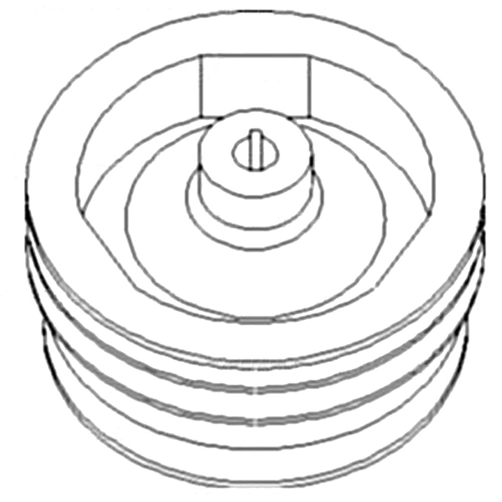 122949A1 Aux Pump Pulley-Drive Fits Case/International Harvester 2166 2366