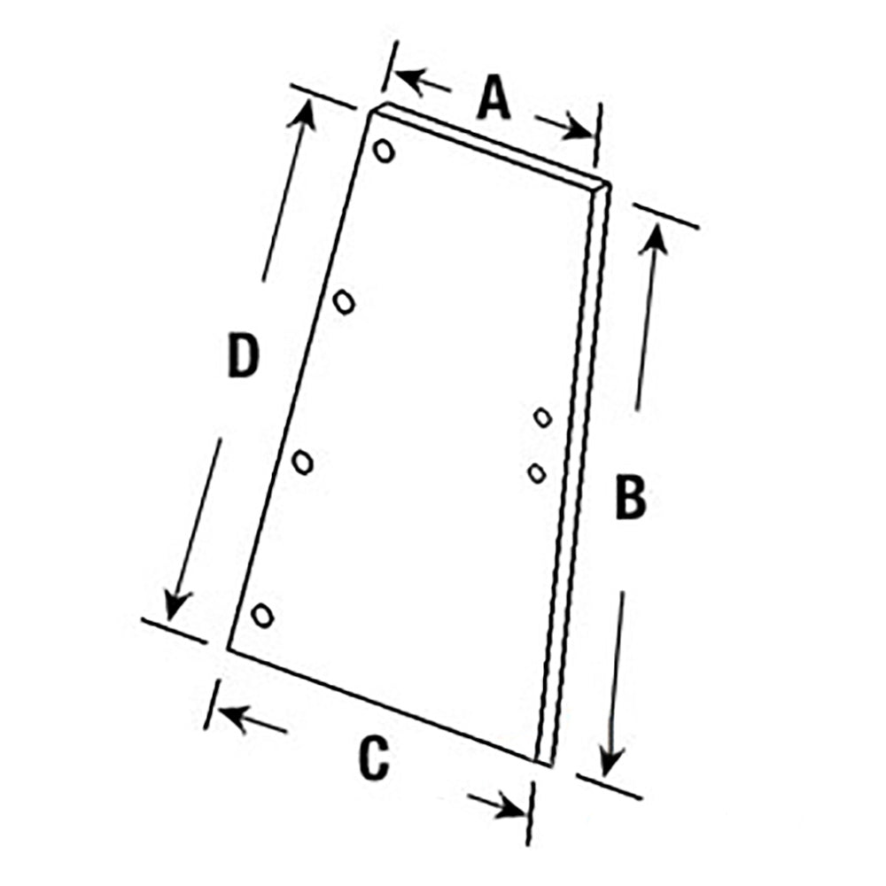 Wing Window Glass 1250436C2 Fits International Tractors 786 886 986 1086 1486