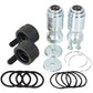HH1272964K Hydraulic Coupler Conversion Kit, Female & Male, w/ 7/8" Male Tips