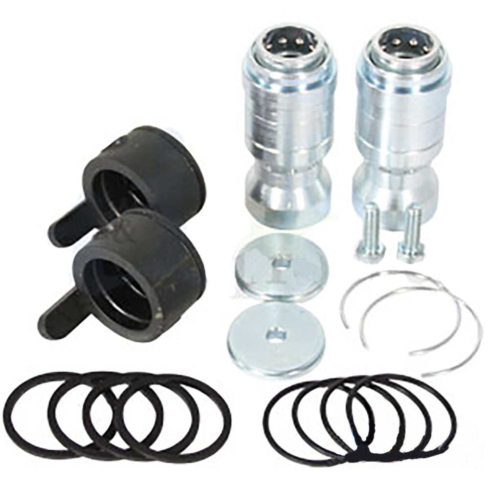 HH1272964K Hydraulic Coupler Conversion Kit, Female & Male, w/ 7/8" Male Tips