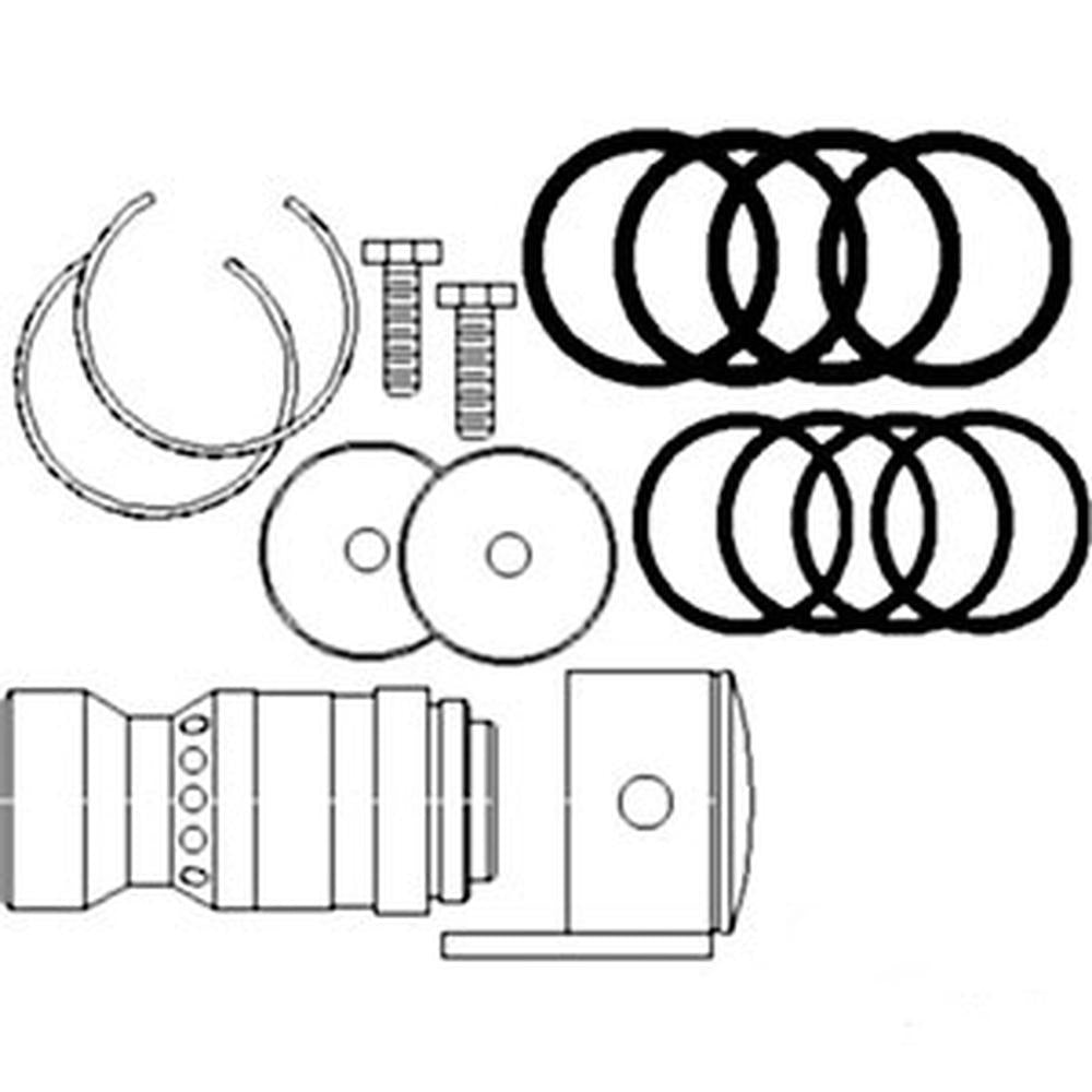 HH1272964K Hydraulic Coupler Conversion Kit, Female & Male, w/ 7/8" Male Tips