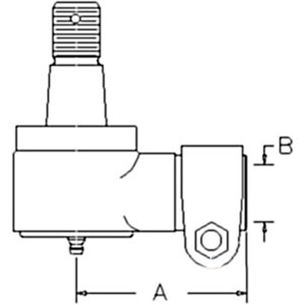 Power Steering Cylinder End 1277261C1 Fits Case IH 7110 7120 7130 8910 8920 8930