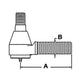 Tie Rod End 5088 5288 5488 7110 7120 7130 7140 7150 Fits Case/International
