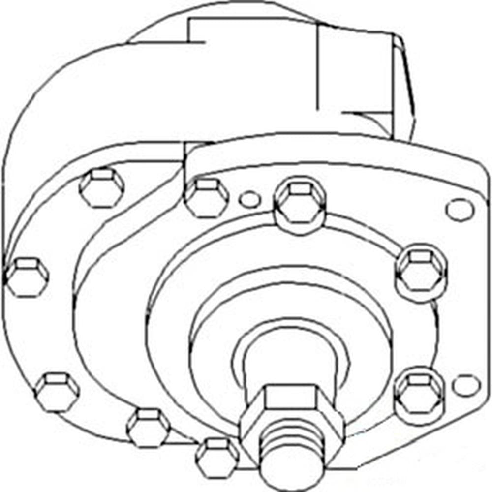128191C91 Hydraulic Pump Fits International Super H 300 350 Tractors