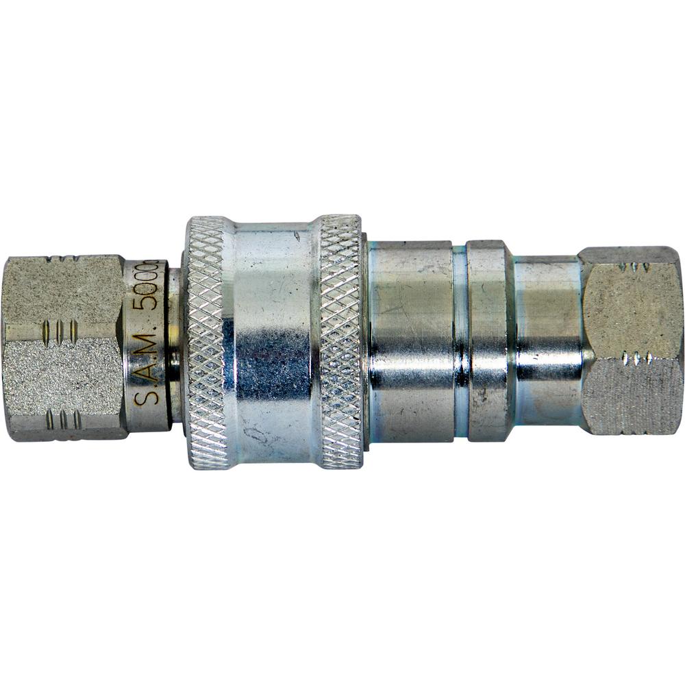 1304029C 1/4 IN NPT COUPLER WITH MALE HOSE AND FEMALE BLOCKREPLACES MEYER 15847C