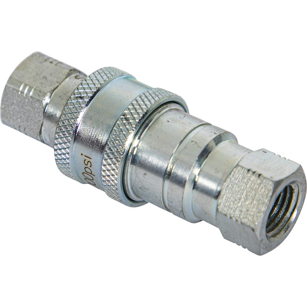 1304326 1/4 IN HYDRAULIC COUPLER SIMILAR TO FISHER OEM: A1587 BULK, 100 PER BOX
