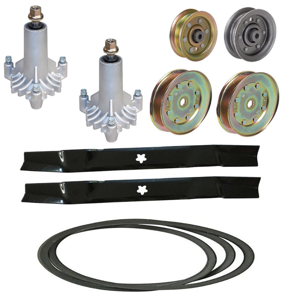 Deck Rebuild Kit with Mulching Blades Fits AYP Replaces 000000532134149