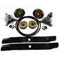 42" DYT4000 Deck Rebuild Kit Spindle Belt Blades Pulleys Fits Craftsman Fits AYP