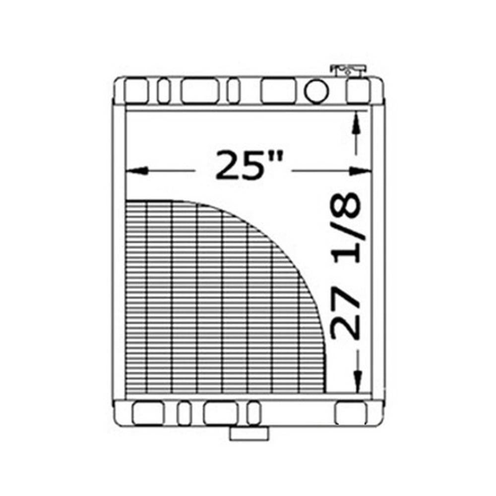 Fits Case-IH Radiator 130814C3