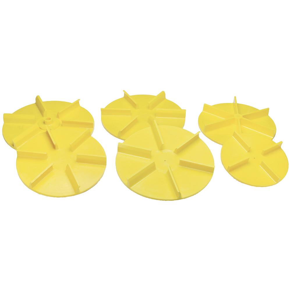 1308900 -UNIVERSAL YELLOW POLY REPLACEMENT SPINNER 18 INCH DIAMETER COUNTERCLOCKWISE
