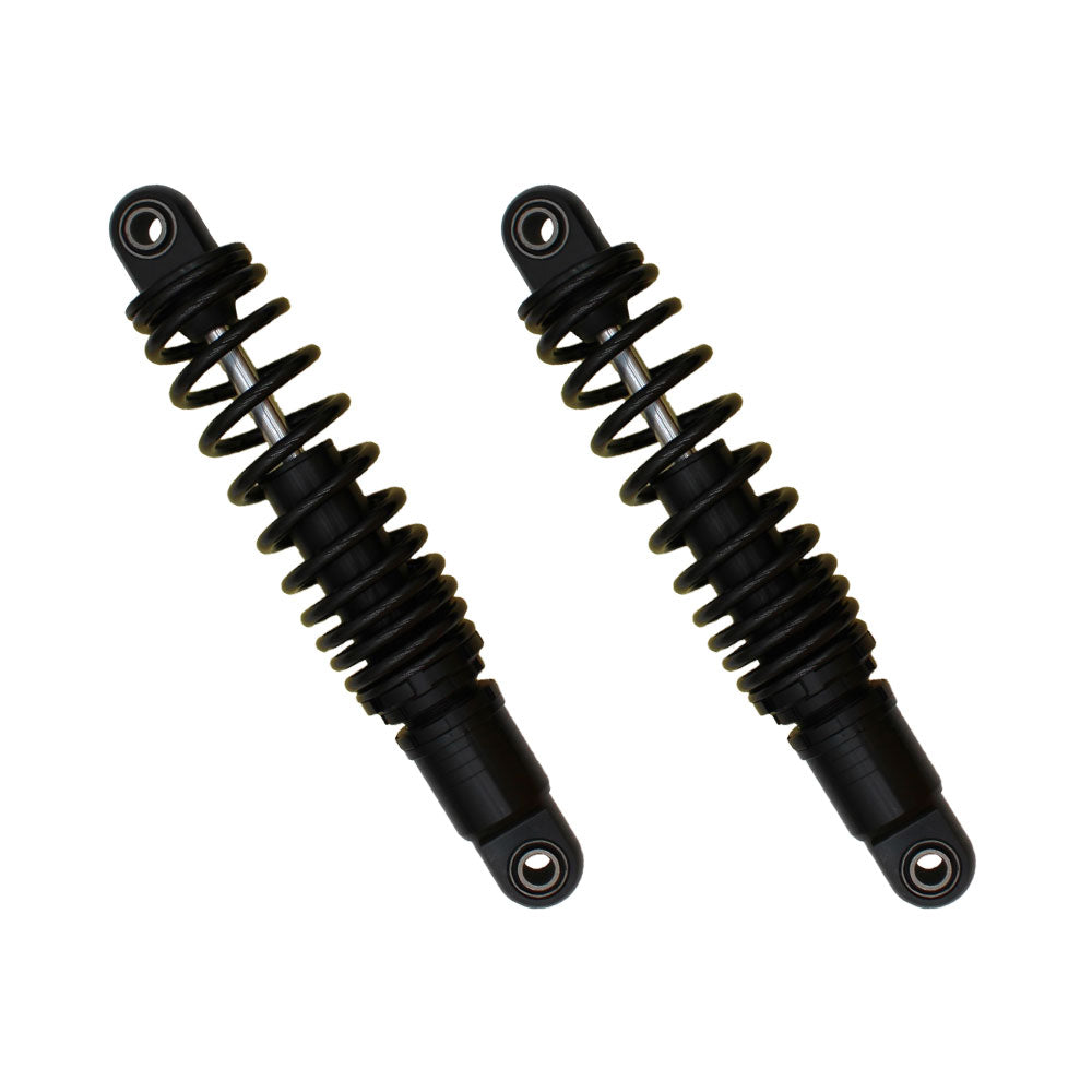 Black Adjustable Rear Shock Set for Harley Davidson Touring Models 1984-2020
