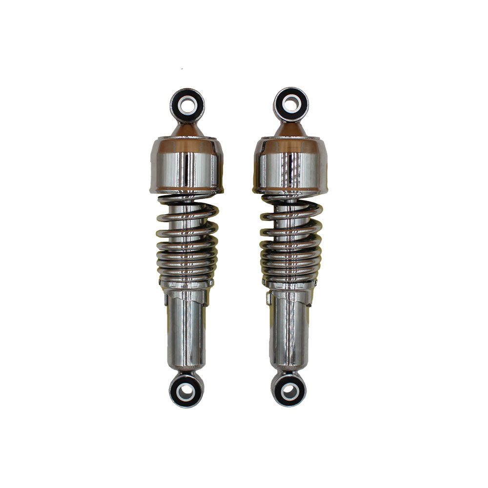 1310-1308 11"  Chrome Rear Shock Set Fits Harley-Davidson Tour Glide