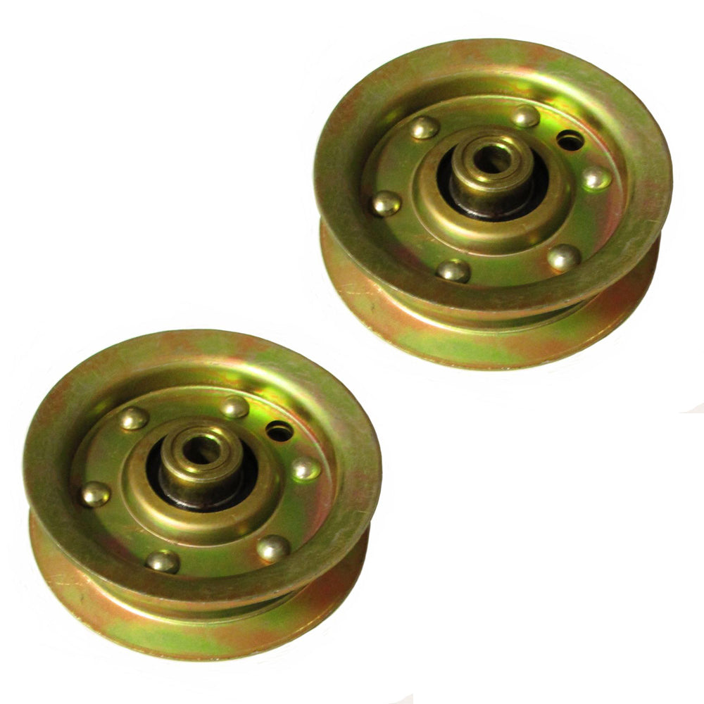Qty 2: Flat Idler Pulley Fits Murray Replaces 104360X