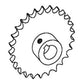 WN-1317412C1-PEX Elevator Drive Sprocket Fits International/CaseIH 1640 1644