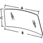 WN-1340195C2-PEX Glass, Front, Windshield Fits International/CaseIH 7110 7120