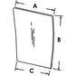 Cab Glass - Lower Left Hand Windshield Fits Case IH 7120 7130 7140 7230 7240