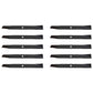 Qty 10: Heavy Duty Blade Fits John Deere Replaces 134149_x10