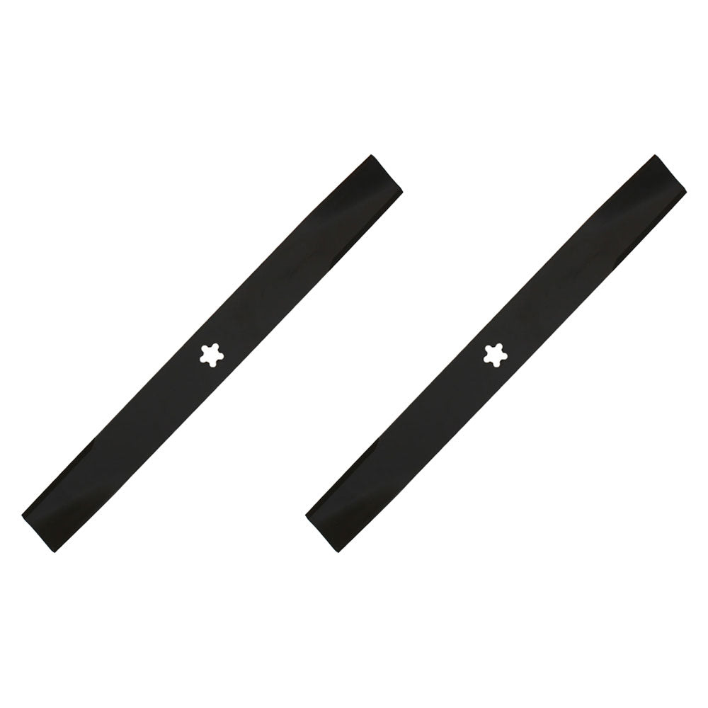 Set of 2 Heavy Duty Mower Blades for 42" Fits Husqvarna-Fits Poulan Mower Decks